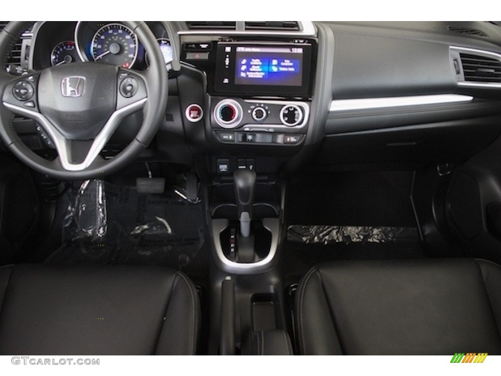 2017 Honda Fit EX-L Black Dashboard Photo #117359921