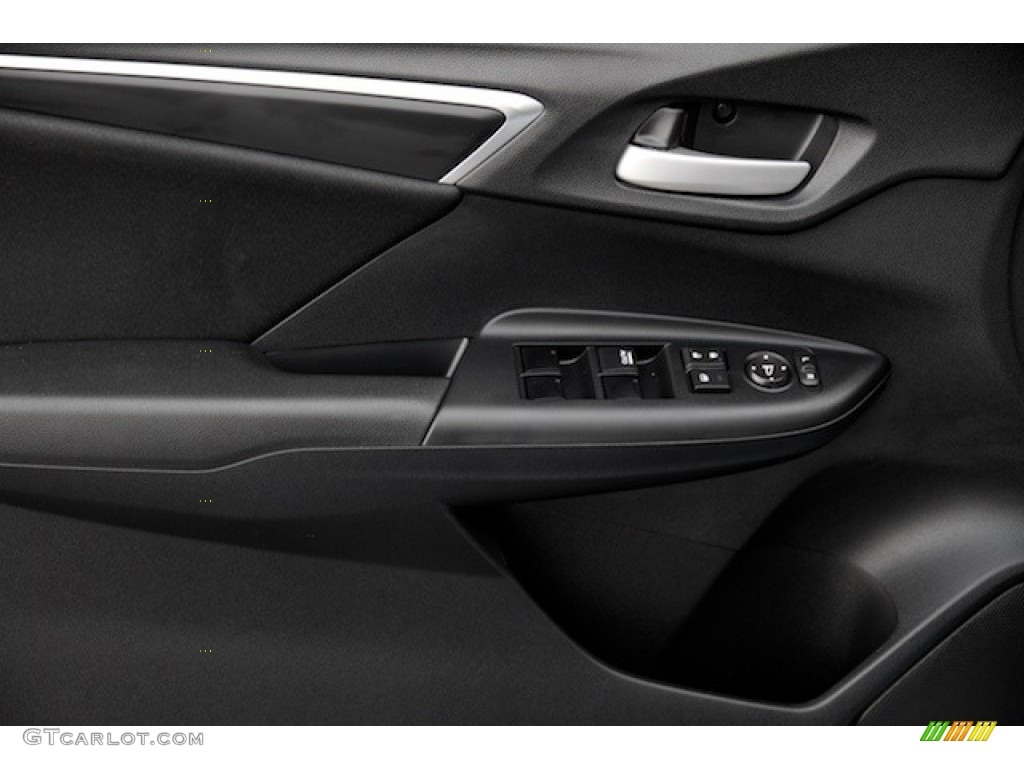 2017 Honda Fit LX Black Door Panel Photo #117360608