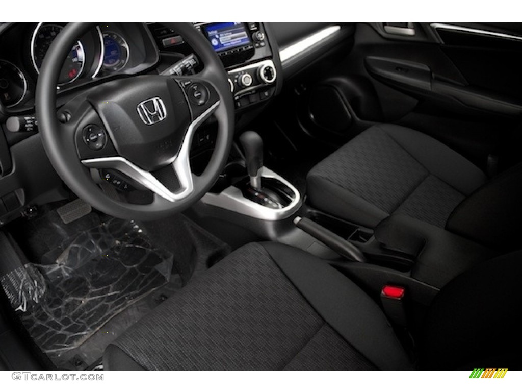 Black Interior 2017 Honda Fit LX Photo #117360650