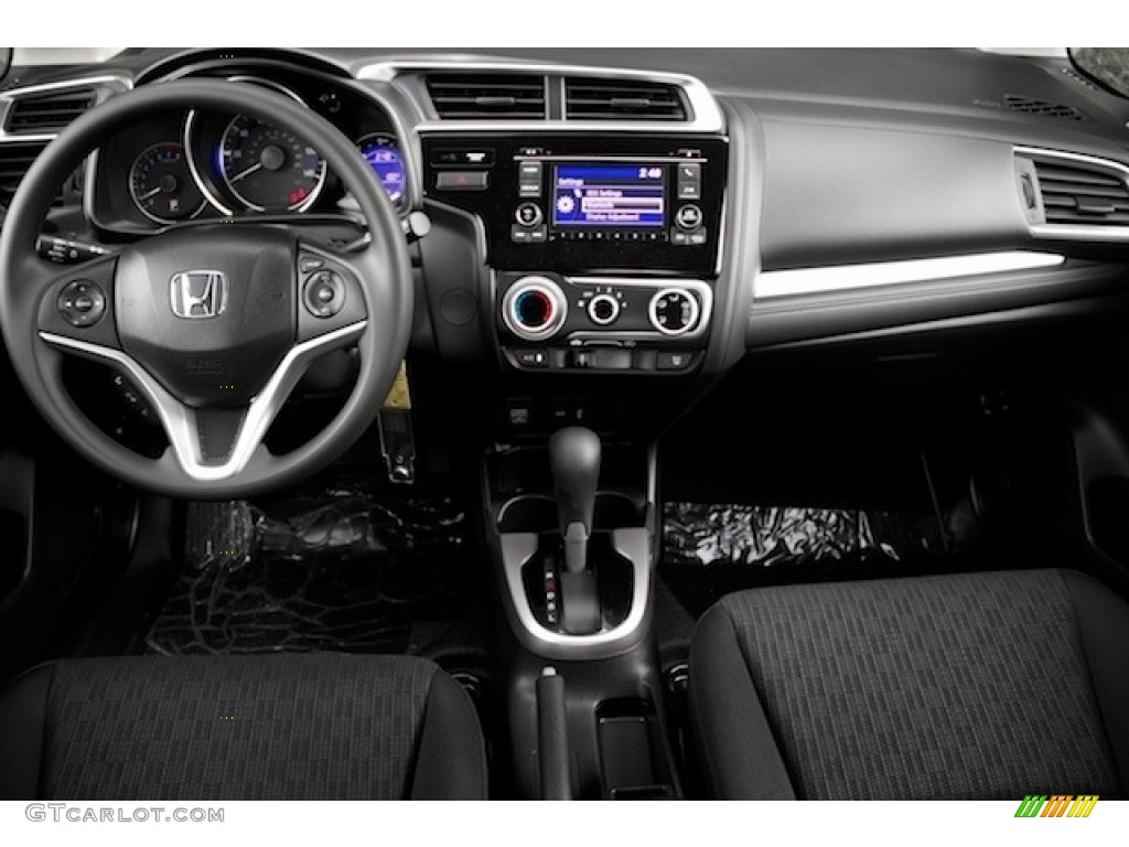 2017 Honda Fit LX Black Dashboard Photo #117360719