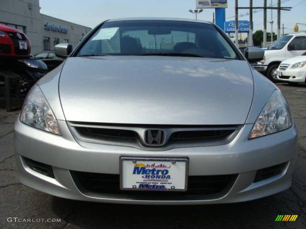 2006 Accord EX V6 Coupe - Alabaster Silver Metallic / Black photo #2