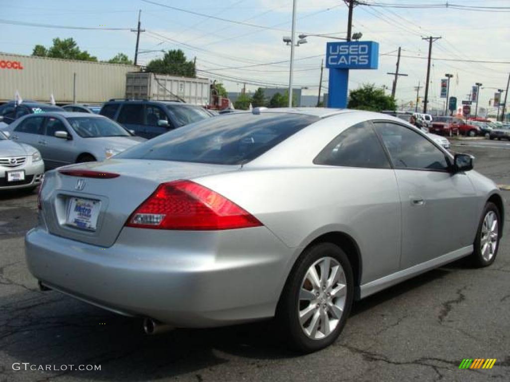 2006 Accord EX V6 Coupe - Alabaster Silver Metallic / Black photo #4