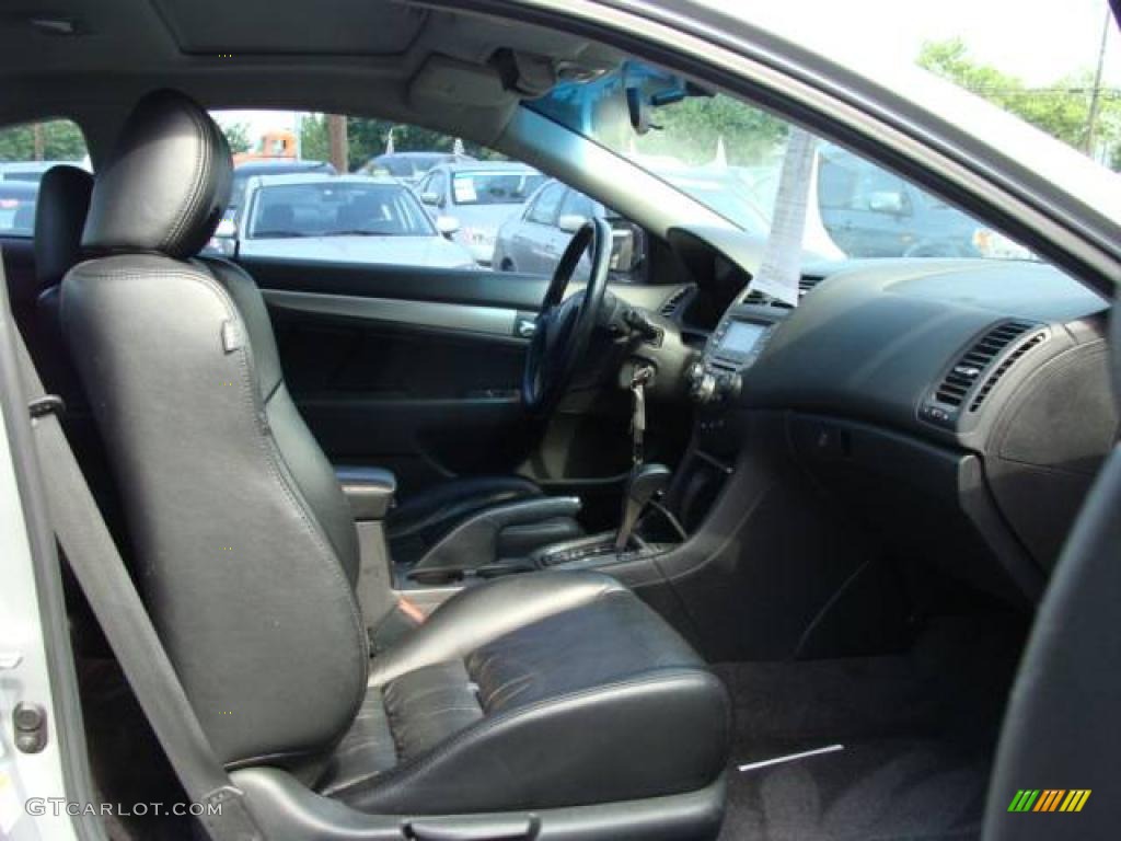 2006 Accord EX V6 Coupe - Alabaster Silver Metallic / Black photo #8