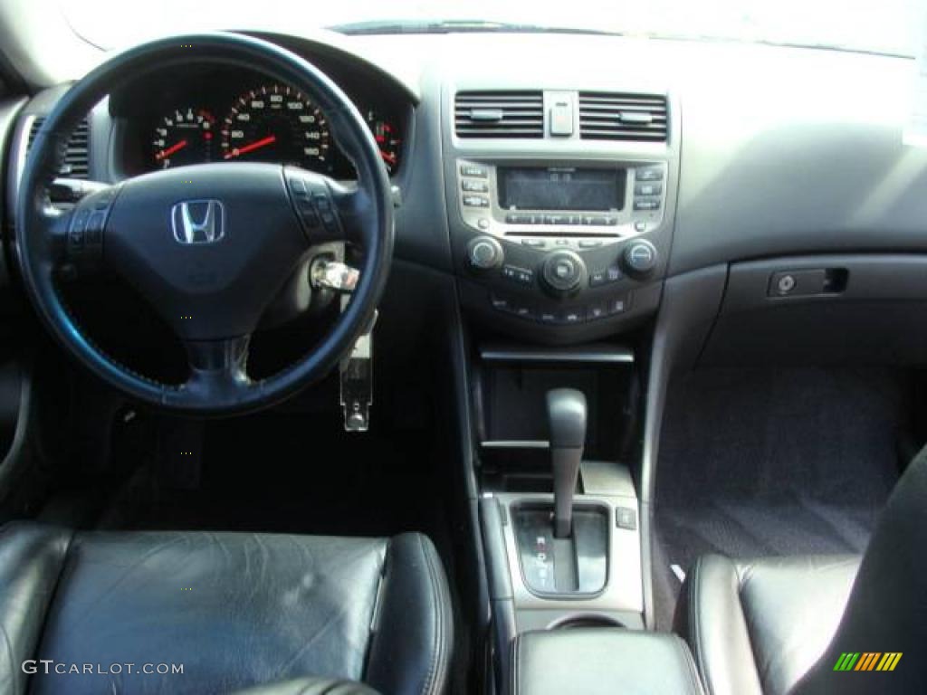 2006 Accord EX V6 Coupe - Alabaster Silver Metallic / Black photo #9