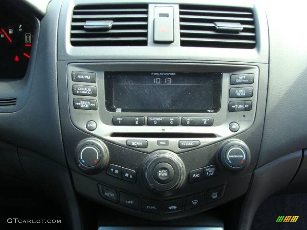 2006 Accord EX V6 Coupe - Alabaster Silver Metallic / Black photo #11