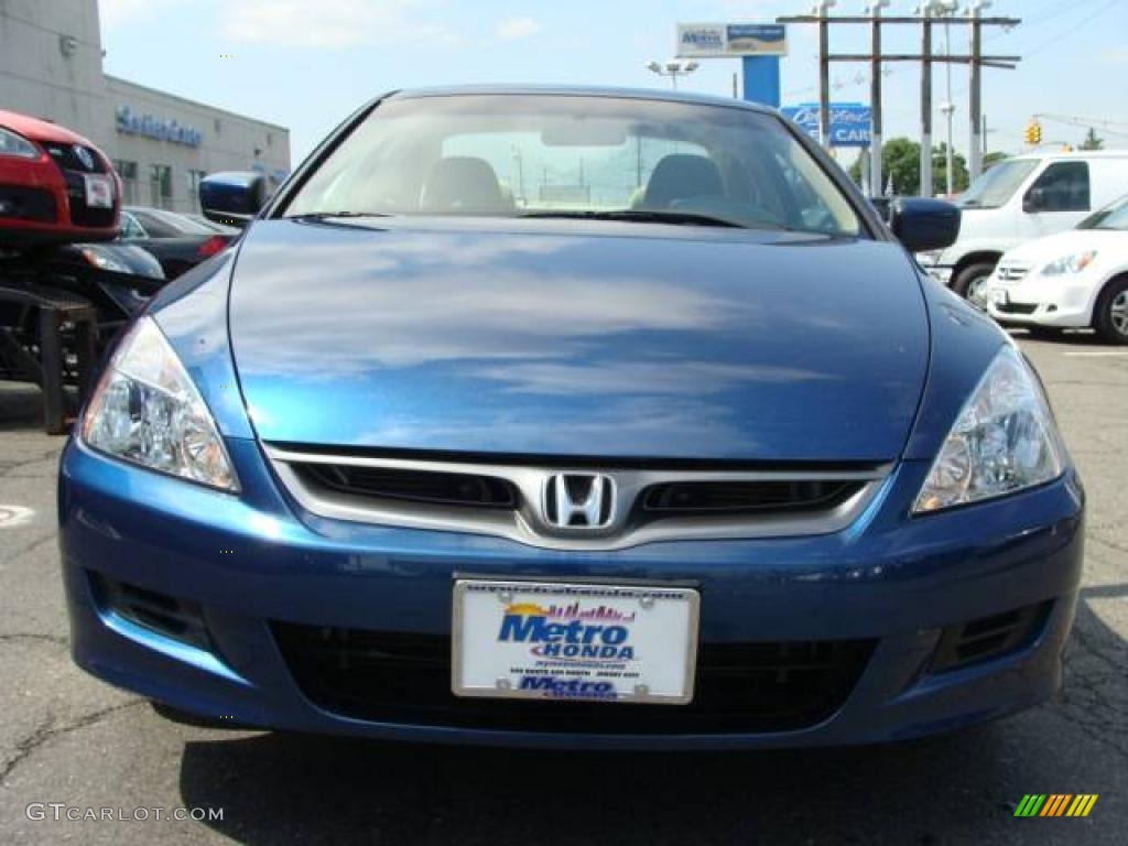 2006 Accord LX Coupe - Sapphire Blue Pearl / Ivory photo #2
