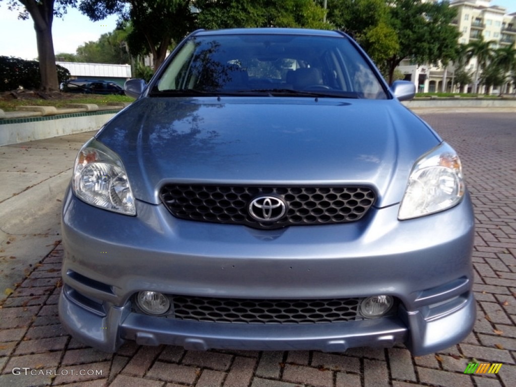 2003 Matrix XR - Cosmic Blue Metallic / Stone Gray photo #15