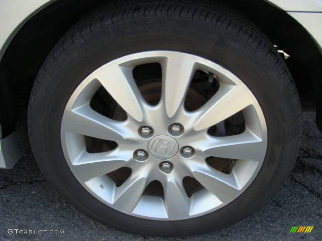 2006 Accord EX V6 Coupe - Alabaster Silver Metallic / Black photo #14