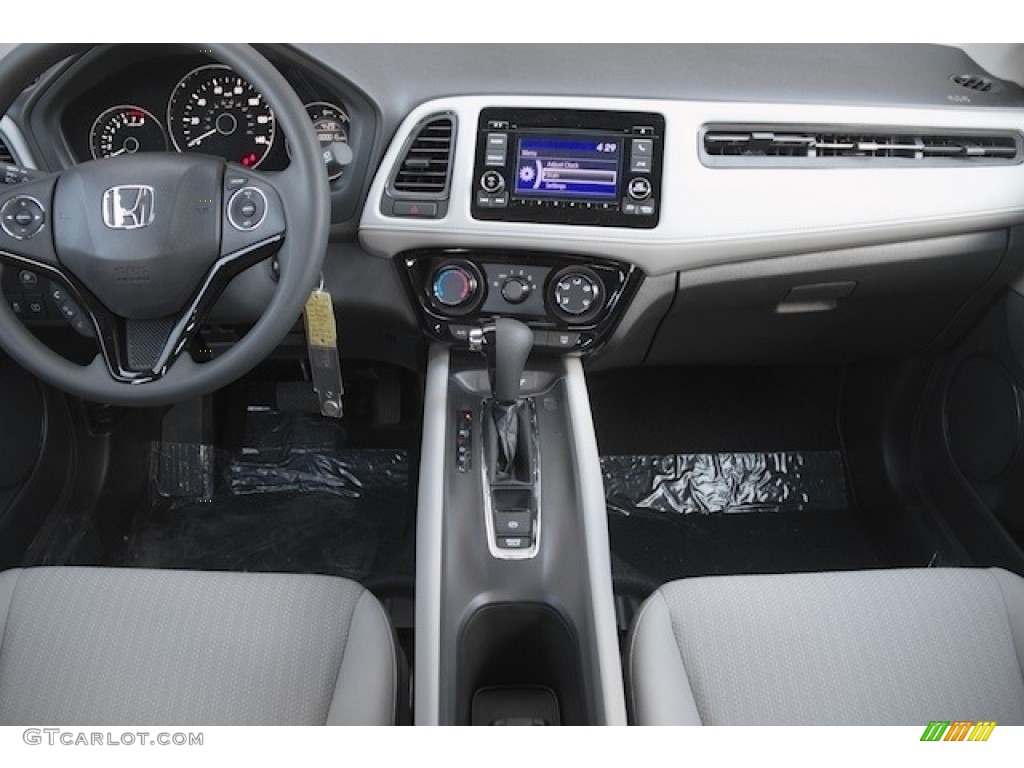 2017 Honda HR-V LX Gray Dashboard Photo #117362768