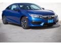 2017 Aegean Blue Metallic Honda Civic LX Coupe  photo #1