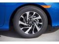 2017 Aegean Blue Metallic Honda Civic LX Coupe  photo #3