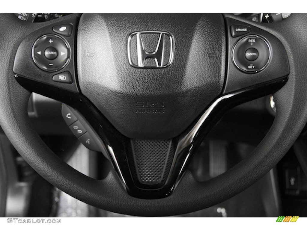 2017 Honda HR-V EX Black Steering Wheel Photo #117363611