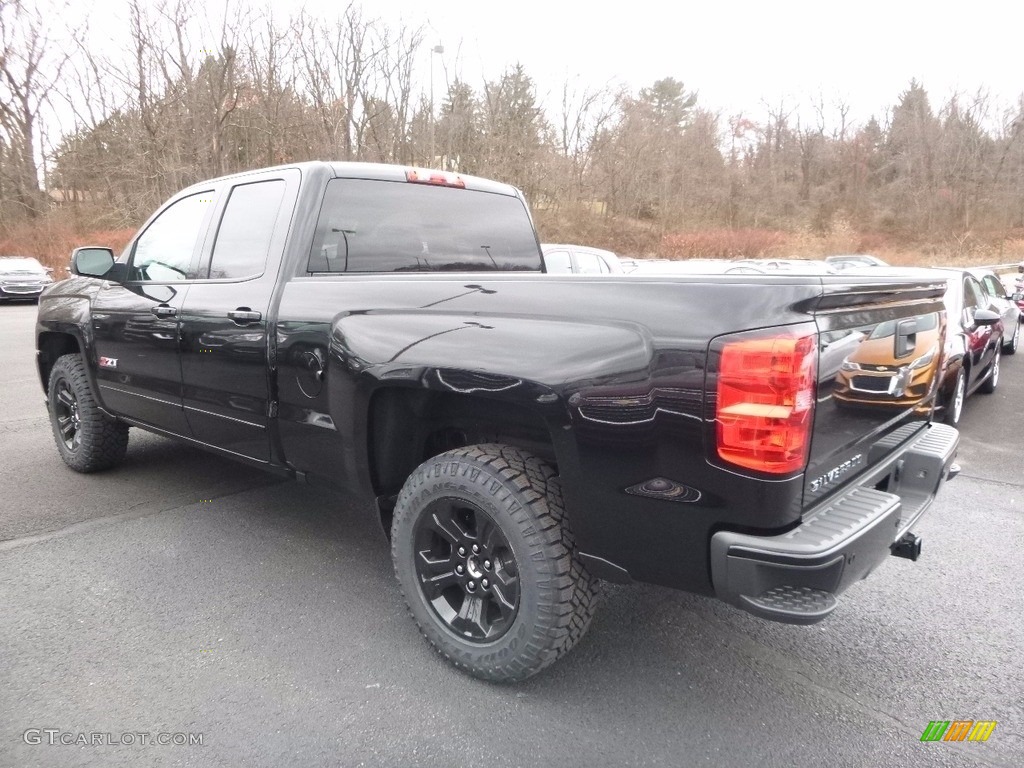 2017 Silverado 1500 LT Double Cab 4x4 - Black / Jet Black photo #7