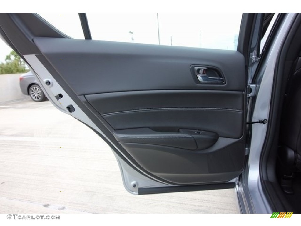 2017 Acura ILX Premium A-Spec Ebony Door Panel Photo #117364967