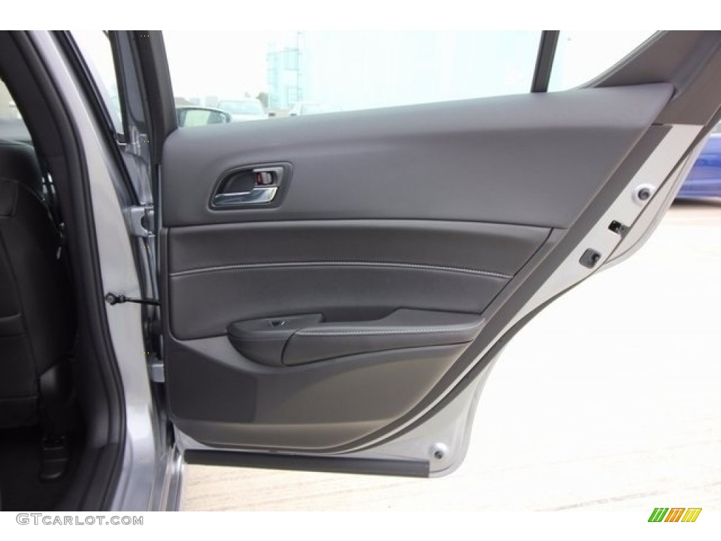 2017 Acura ILX Premium A-Spec Ebony Door Panel Photo #117364994