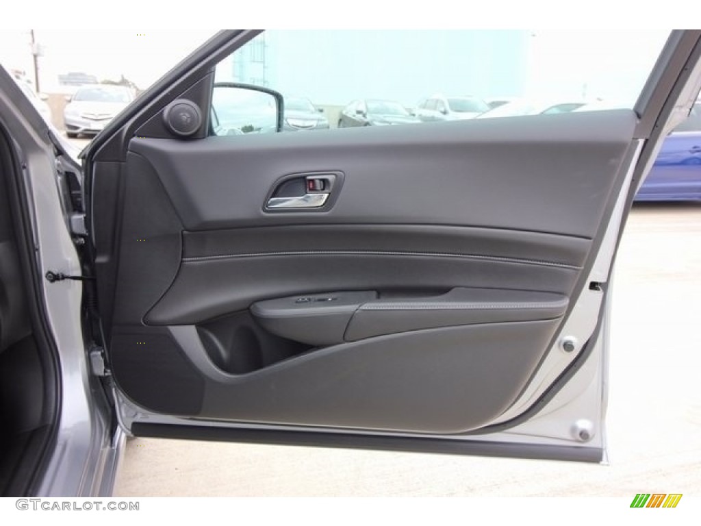 2017 Acura ILX Premium A-Spec Ebony Door Panel Photo #117365013