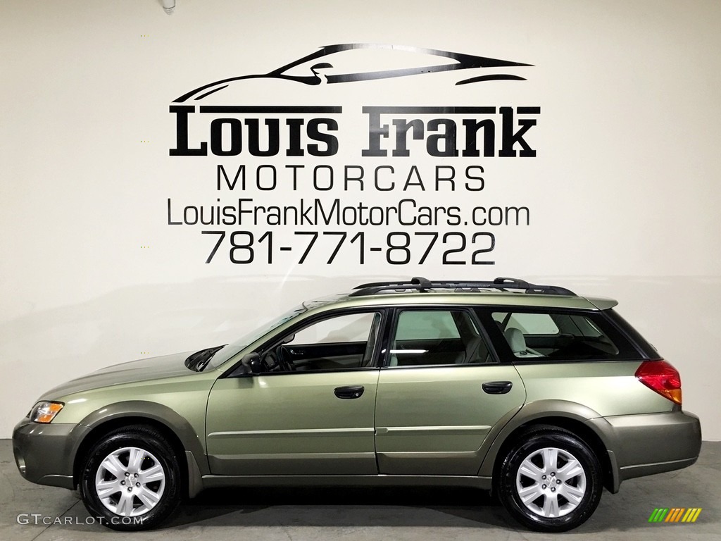 2005 Outback 2.5i Wagon - Willow Green Opal / Taupe photo #1