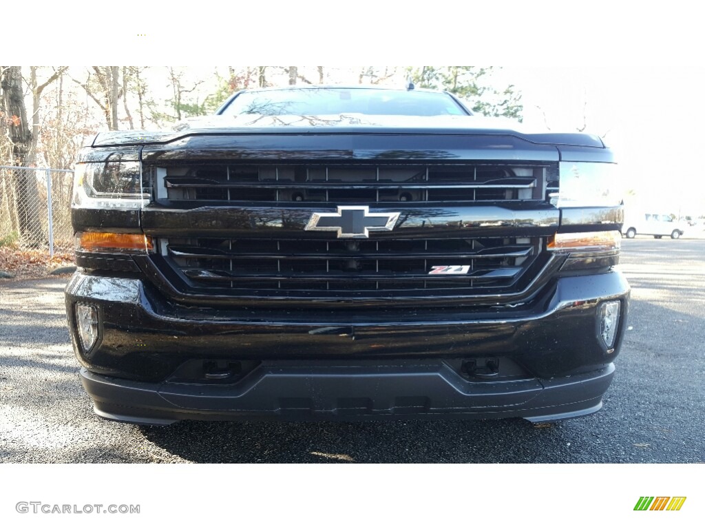 2017 Silverado 1500 LT Double Cab 4x4 - Black / Jet Black photo #2