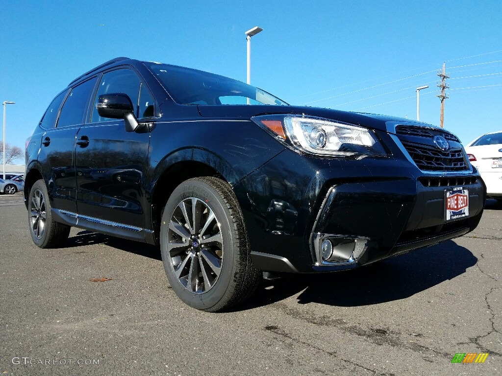 2017 Forester 2.0XT Touring - Crystal Black Silica / Saddle Brown photo #1