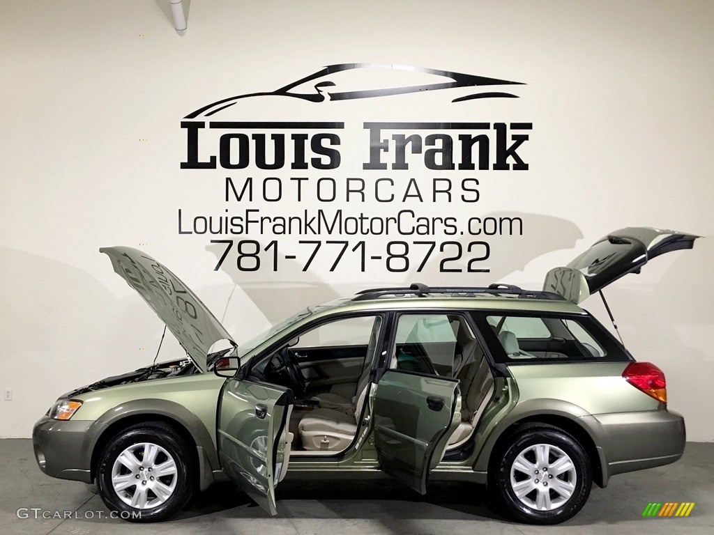 2005 Outback 2.5i Wagon - Willow Green Opal / Taupe photo #41