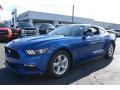 2017 Lightning Blue Ford Mustang V6 Coupe  photo #3