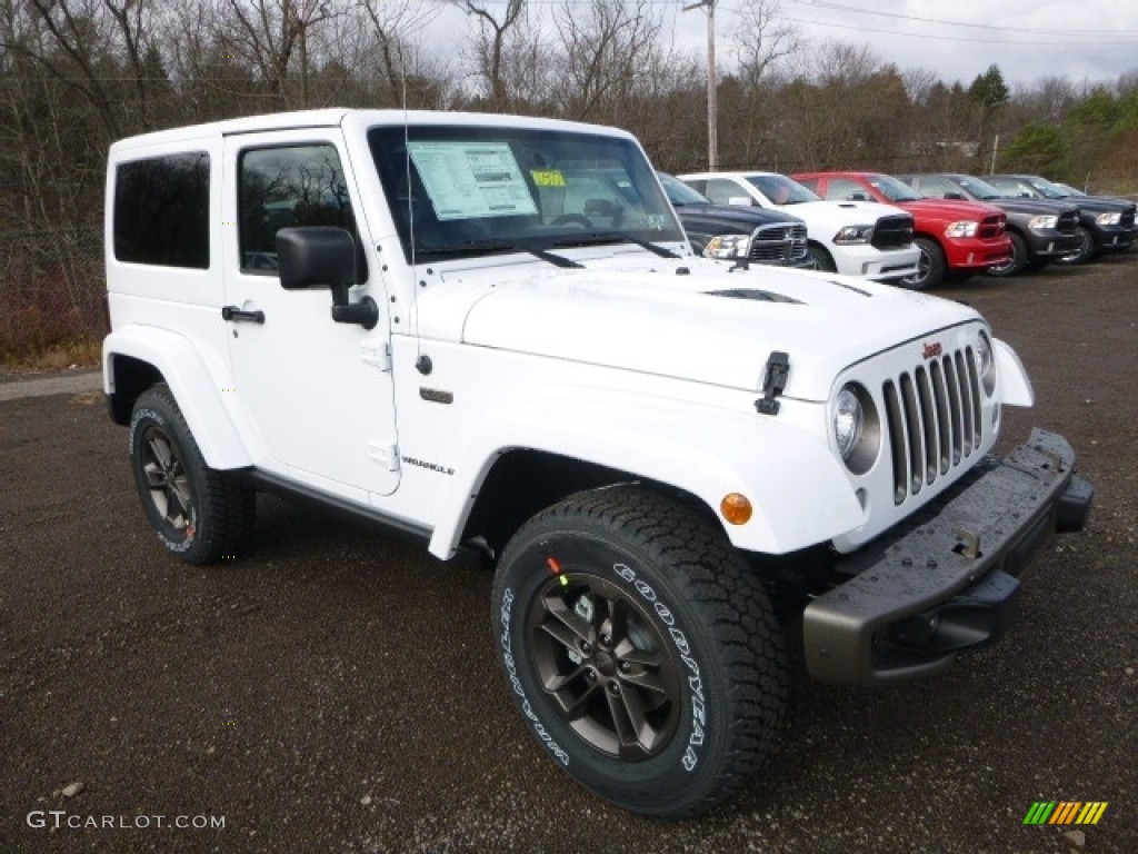 2017 Wrangler Sahara 4x4 - Bright White / Black/Dark Saddle photo #10