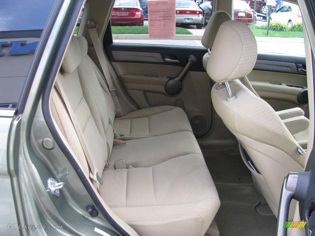 2009 CR-V EX 4WD - Green Tea Metallic / Ivory photo #12