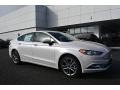 2017 White Platinum Ford Fusion SE  photo #1