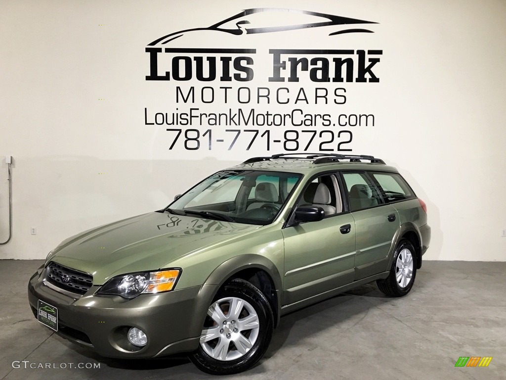 2005 Outback 2.5i Wagon - Willow Green Opal / Taupe photo #119