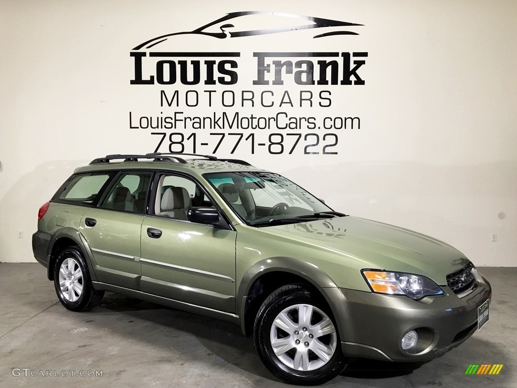 2005 Outback 2.5i Wagon - Willow Green Opal / Taupe photo #121