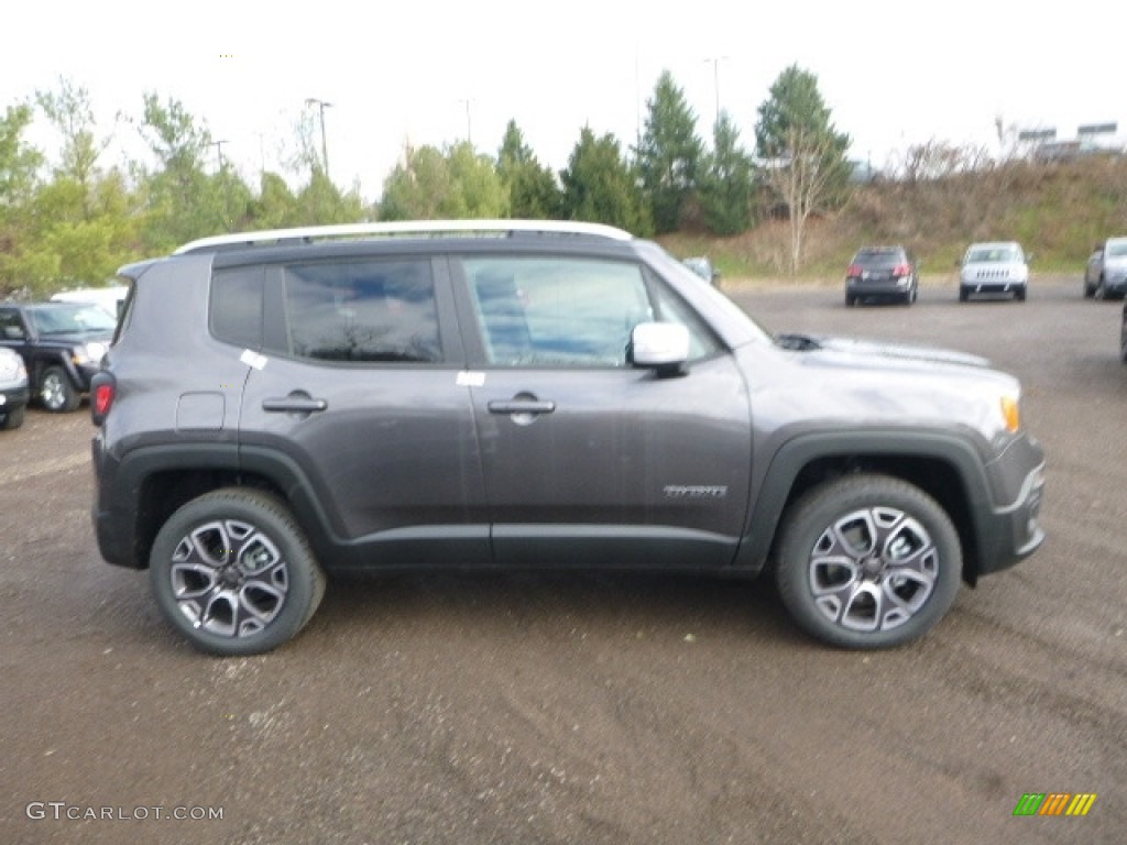 2017 Renegade Limited 4x4 - Granite Crystal Metallic / Black photo #8