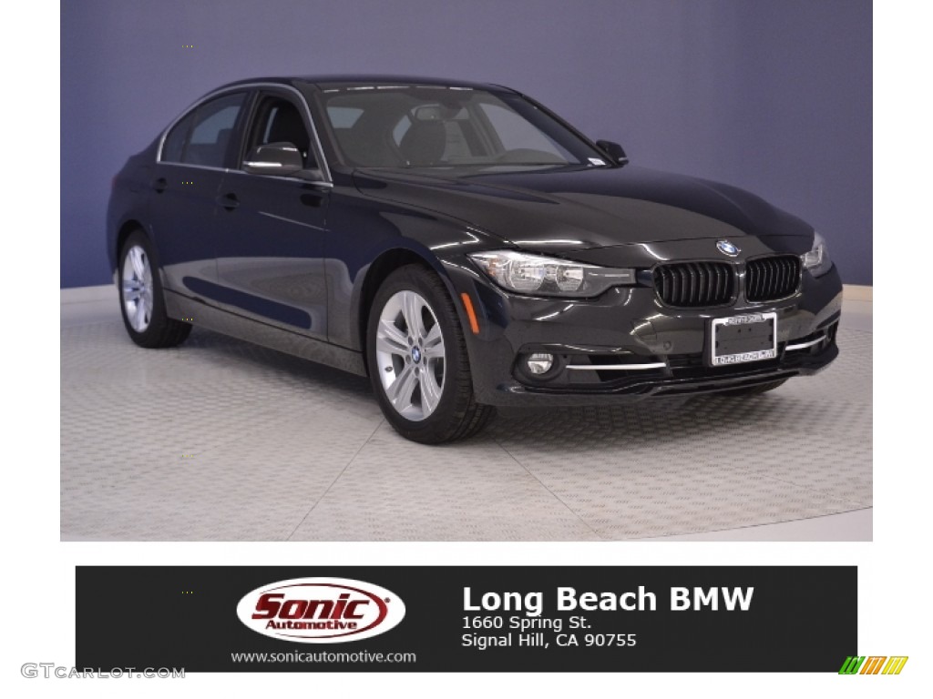 2017 3 Series 330i Sedan - Jet Black / Black photo #1