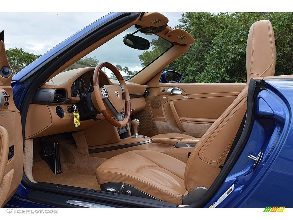 2006 911 Carrera Cabriolet - Cobalt Blue Metallic / Sand Beige photo #25