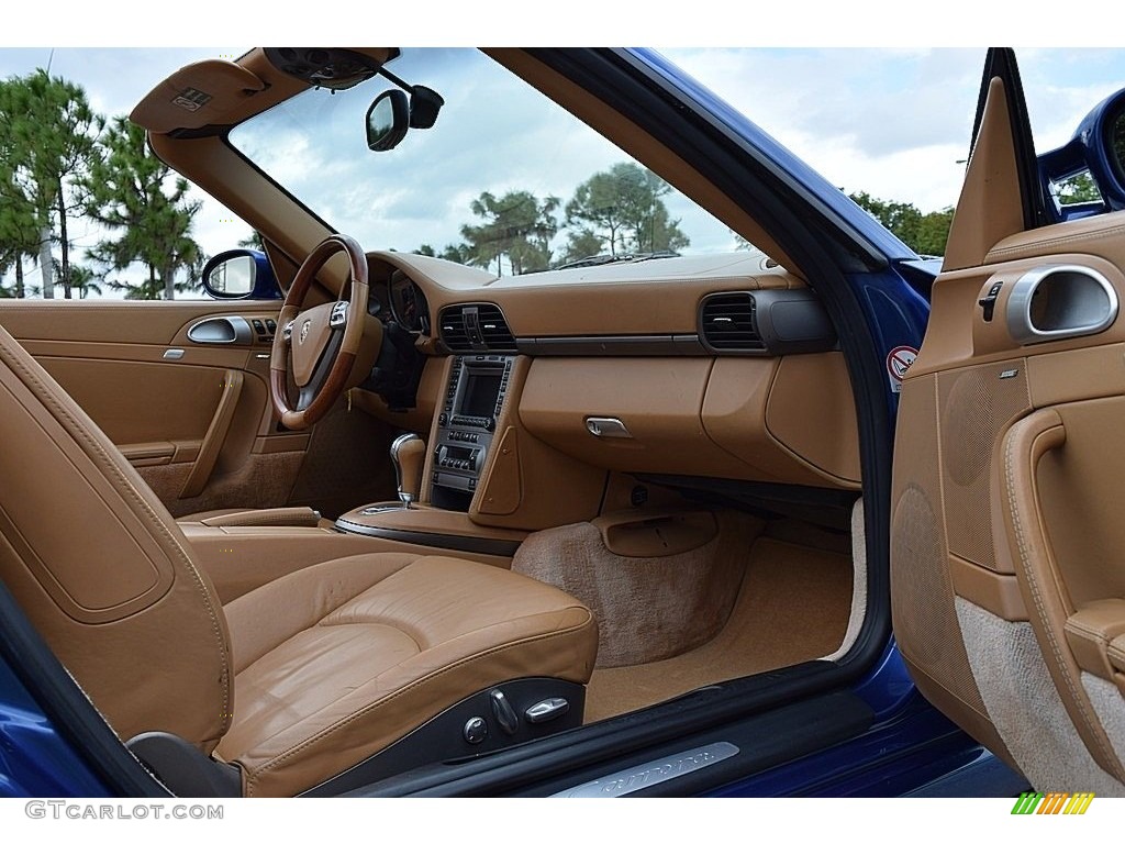 2006 911 Carrera Cabriolet - Cobalt Blue Metallic / Sand Beige photo #34