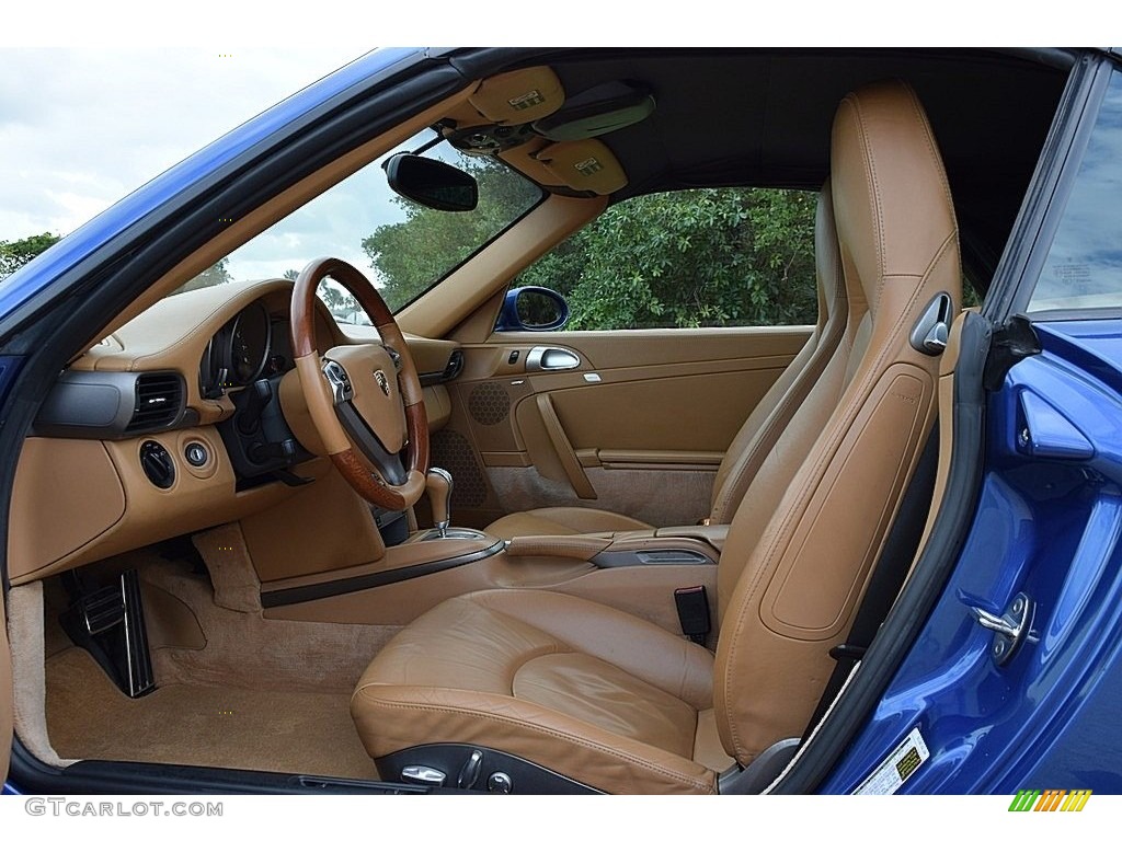 2006 911 Carrera Cabriolet - Cobalt Blue Metallic / Sand Beige photo #47
