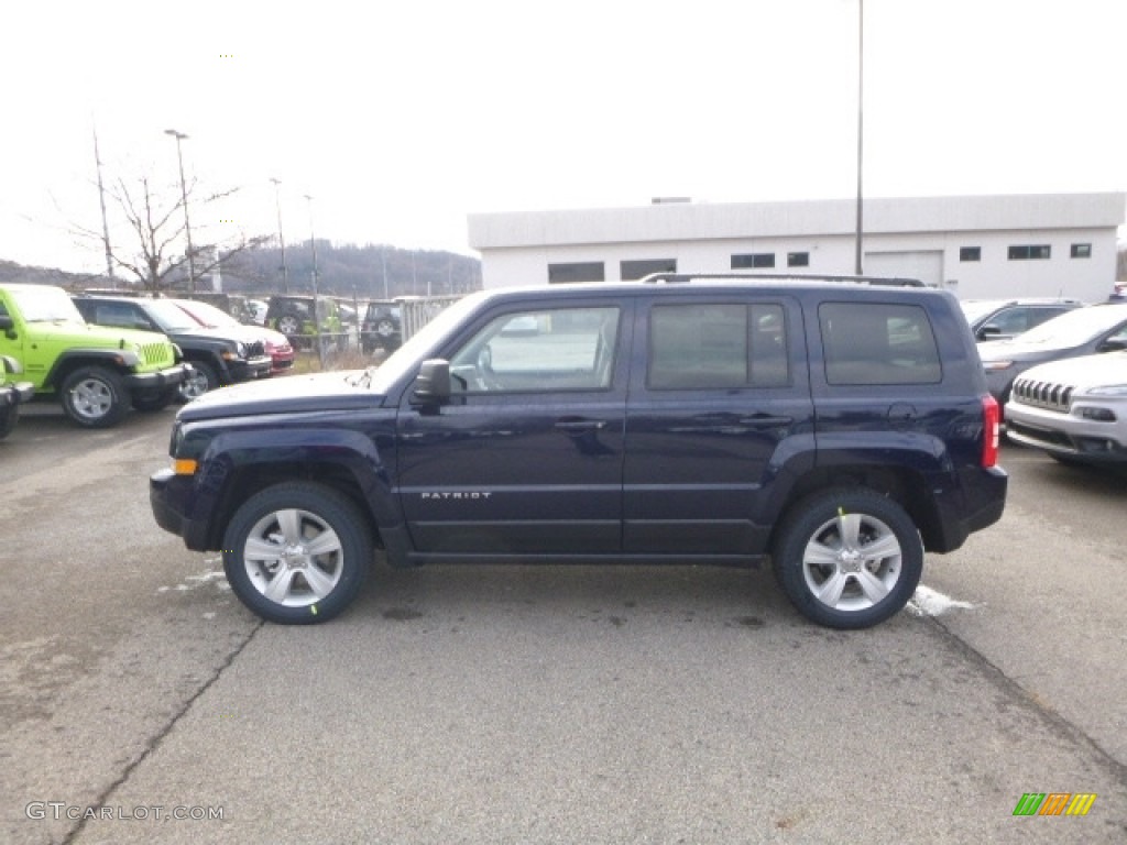 2017 Patriot Latitude 4x4 - True Blue Pearl / Dark Slate Gray photo #3