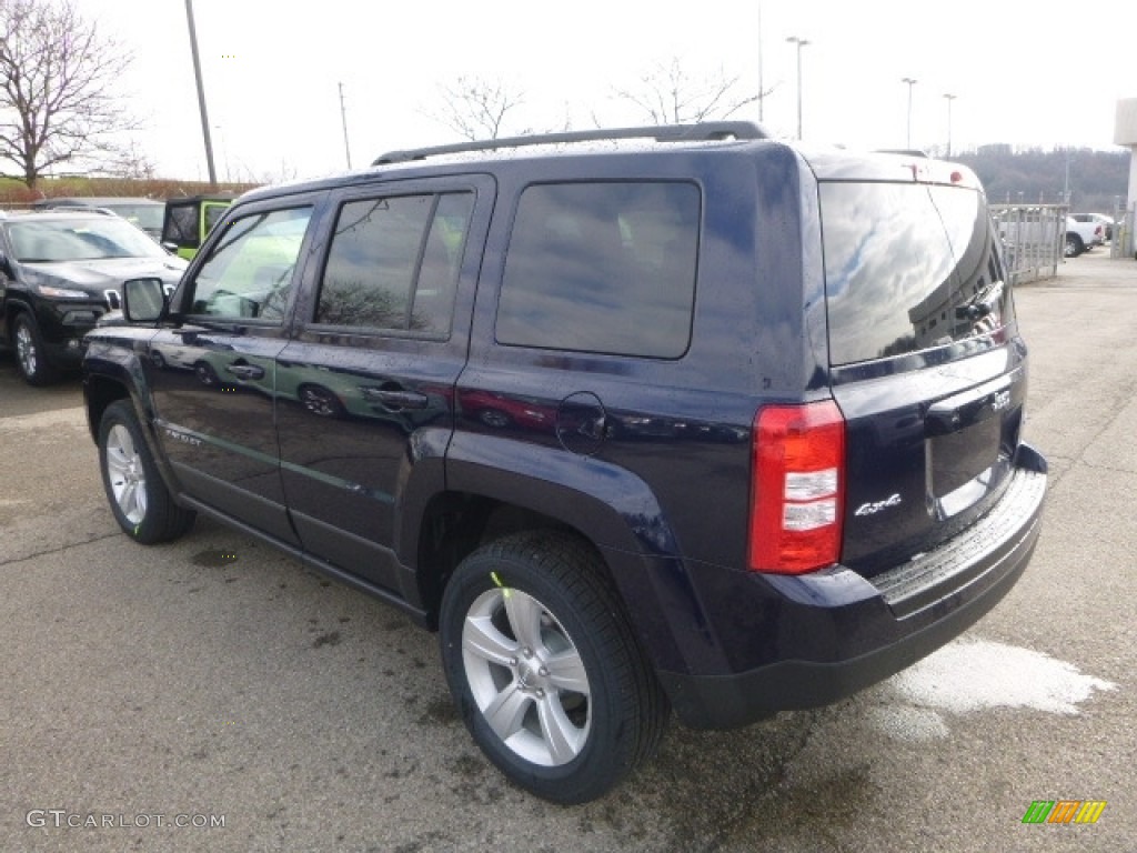 2017 Patriot Latitude 4x4 - True Blue Pearl / Dark Slate Gray photo #5