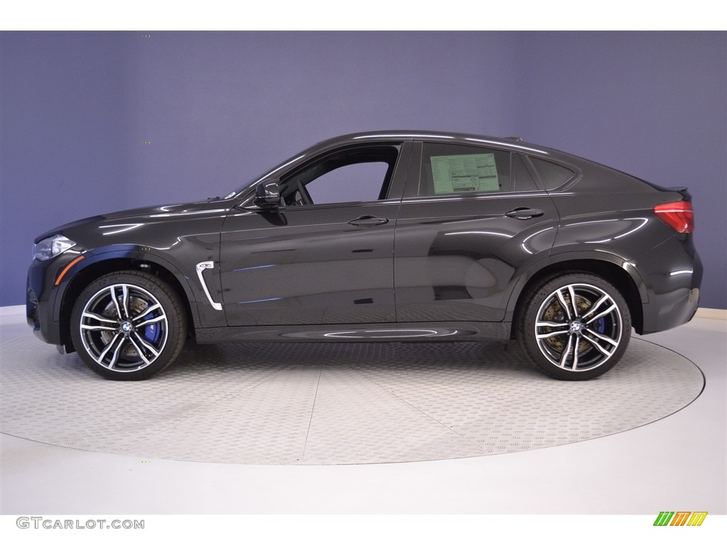 Black Sapphire Metallic 2017 BMW X6 M Standard X6 M Model Exterior Photo #117372082
