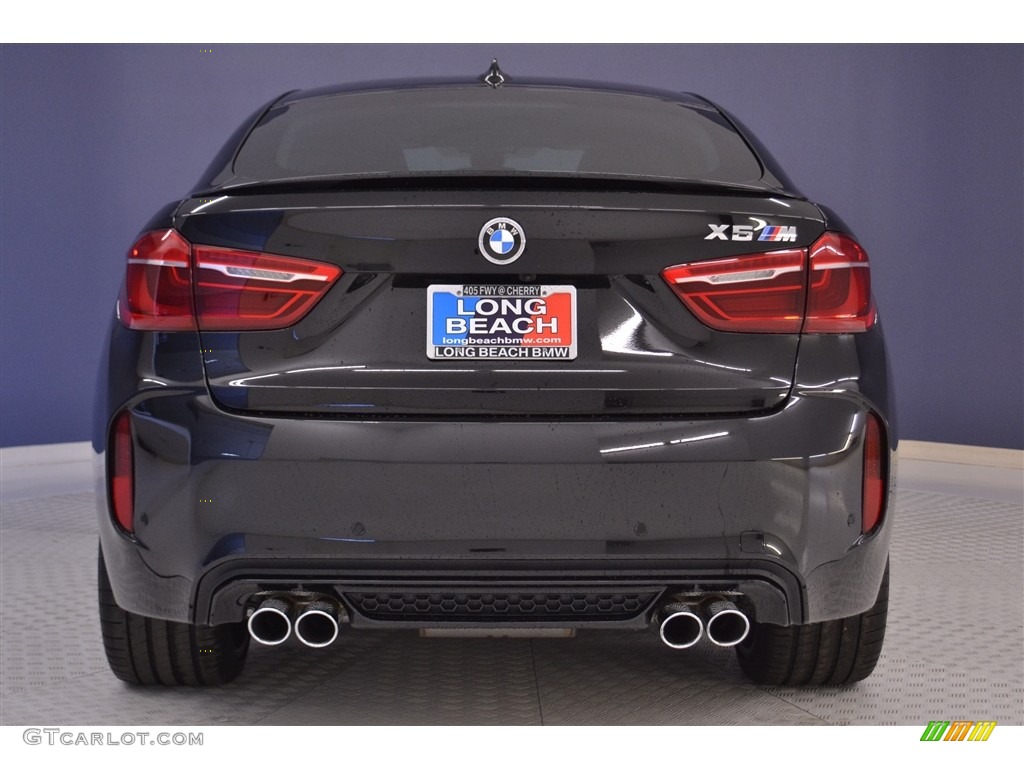 2017 X6 M  - Black Sapphire Metallic / Black photo #5