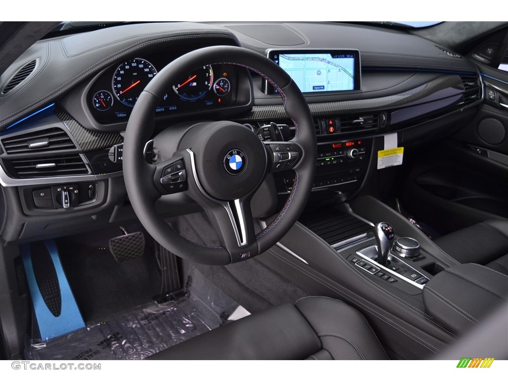 Black Interior 2017 BMW X6 M Standard X6 M Model Photo #117372190