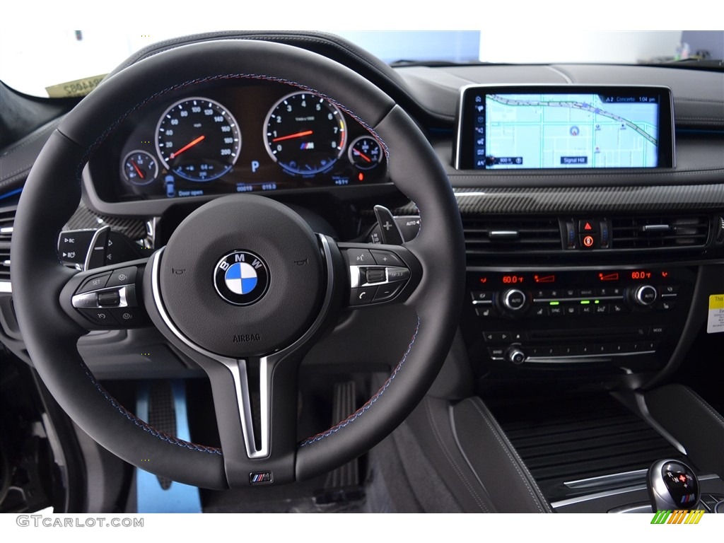 2017 BMW X6 M Standard X6 M Model Black Dashboard Photo #117372379