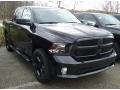 2017 Brilliant Black Crystal Pearl Ram 1500 Express Crew Cab 4x4  photo #2