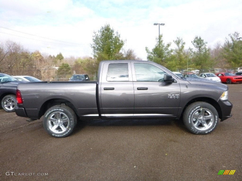 Granite Crystal Metallic 2017 Ram 1500 Express Quad Cab 4x4 Exterior Photo #117373120