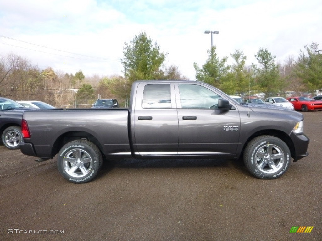 2017 1500 Express Quad Cab 4x4 - Granite Crystal Metallic / Black/Diesel Gray photo #9