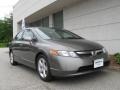 2008 Galaxy Gray Metallic Honda Civic EX Sedan  photo #1