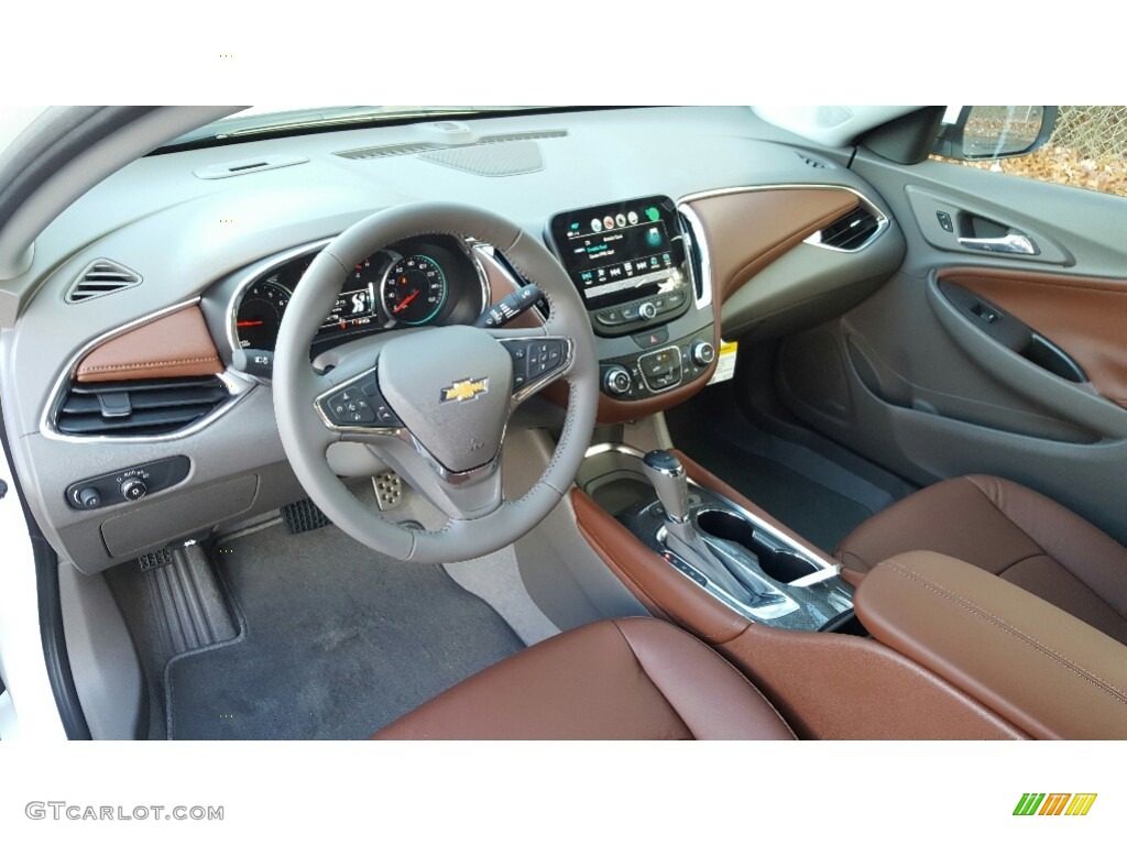 Dark Atmosphere/Loft Brown Interior 2017 Chevrolet Malibu LT Photo #117374590