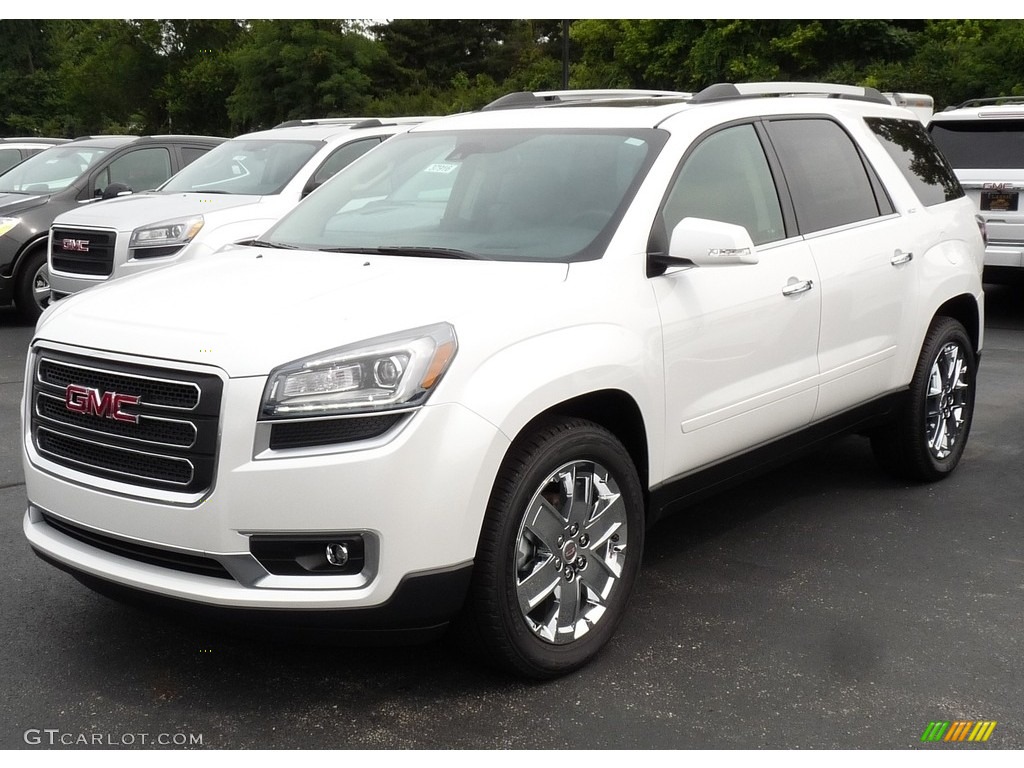White Frost Tricoat GMC Acadia Limited