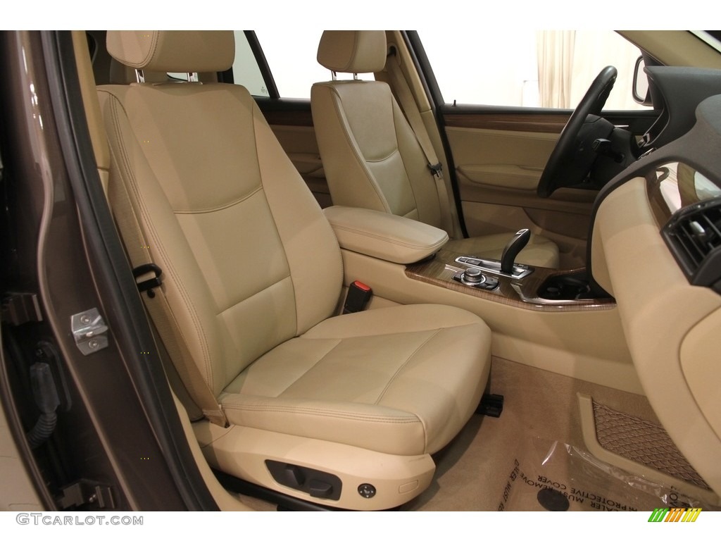 2014 X3 xDrive28i - Sparkling Bronze Metallic / Sand Beige photo #17