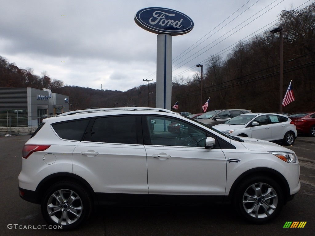 2016 Escape Titanium 4WD - White Platinum Metallic / Charcoal Black photo #1