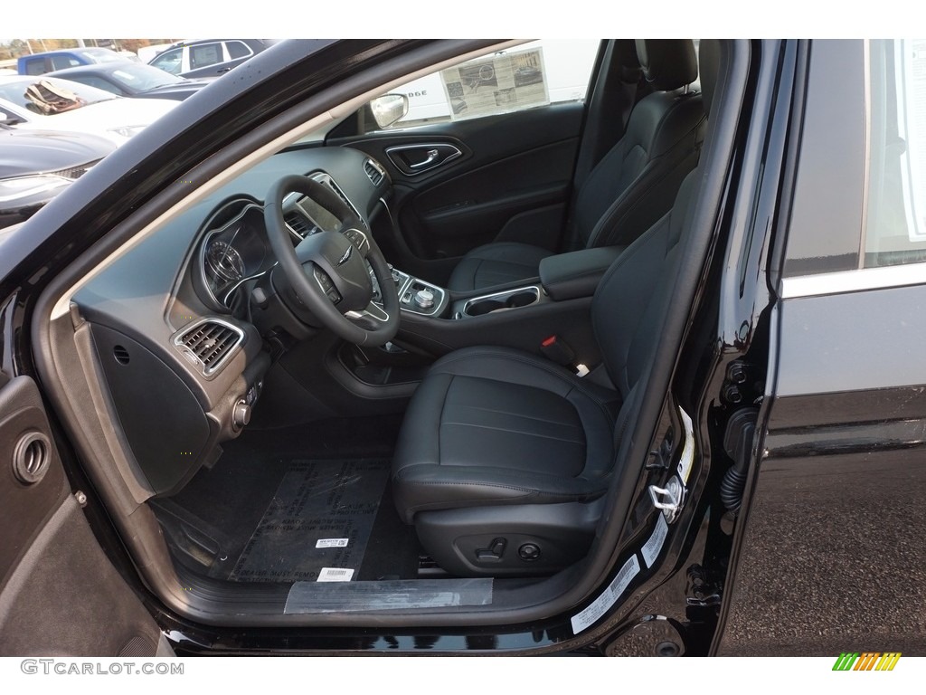Black Interior 2017 Chrysler 200 Limited Photo #117376381